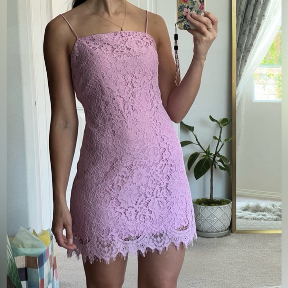 Lavender Lace Mi Ami Dress